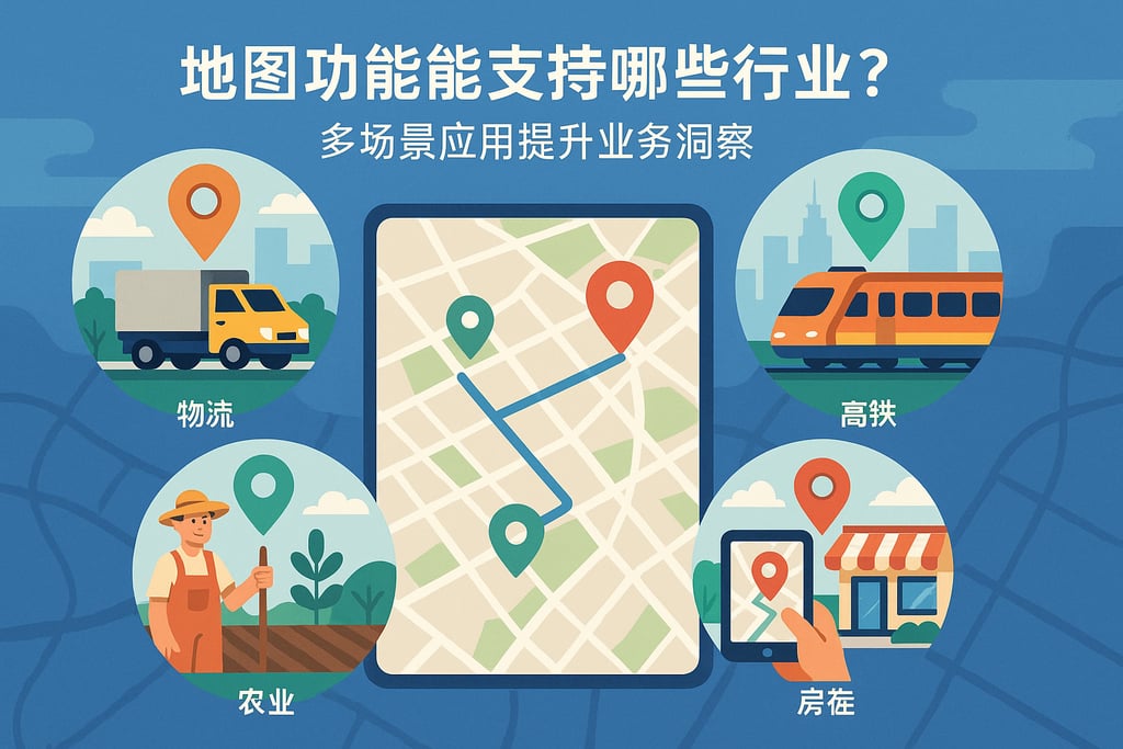 地图功能能支持哪些行业？多场景应用提升业务洞察
