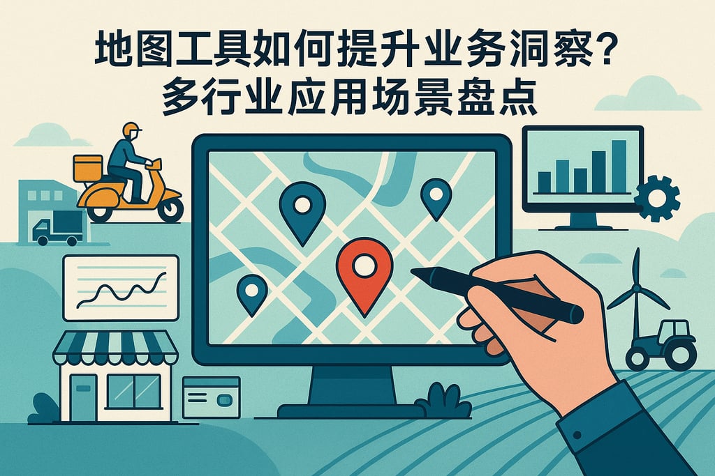 地图工具如何提升业务洞察？多行业应用场景盘点
