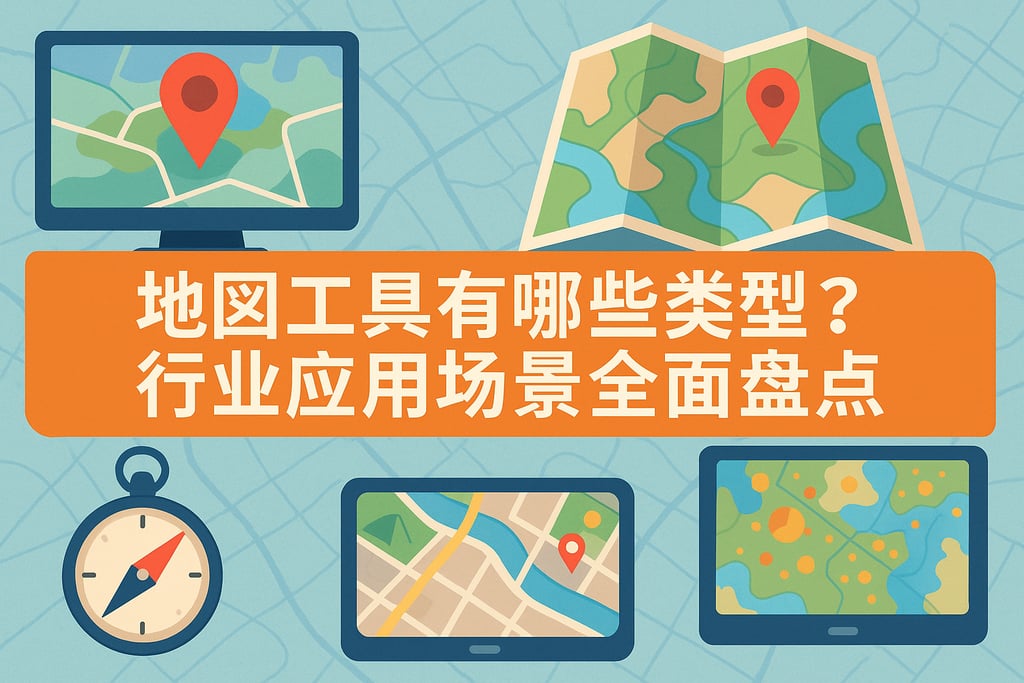 地图工具有哪些类型？行业应用场景全面盘点