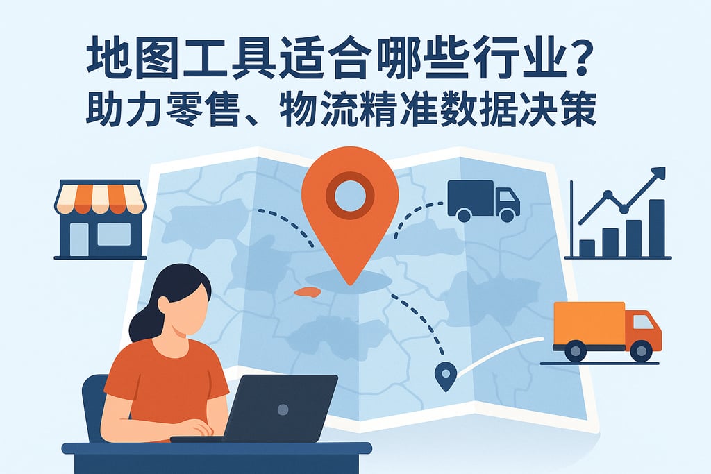 地图工具适合哪些行业？助力零售、物流精准数据决策