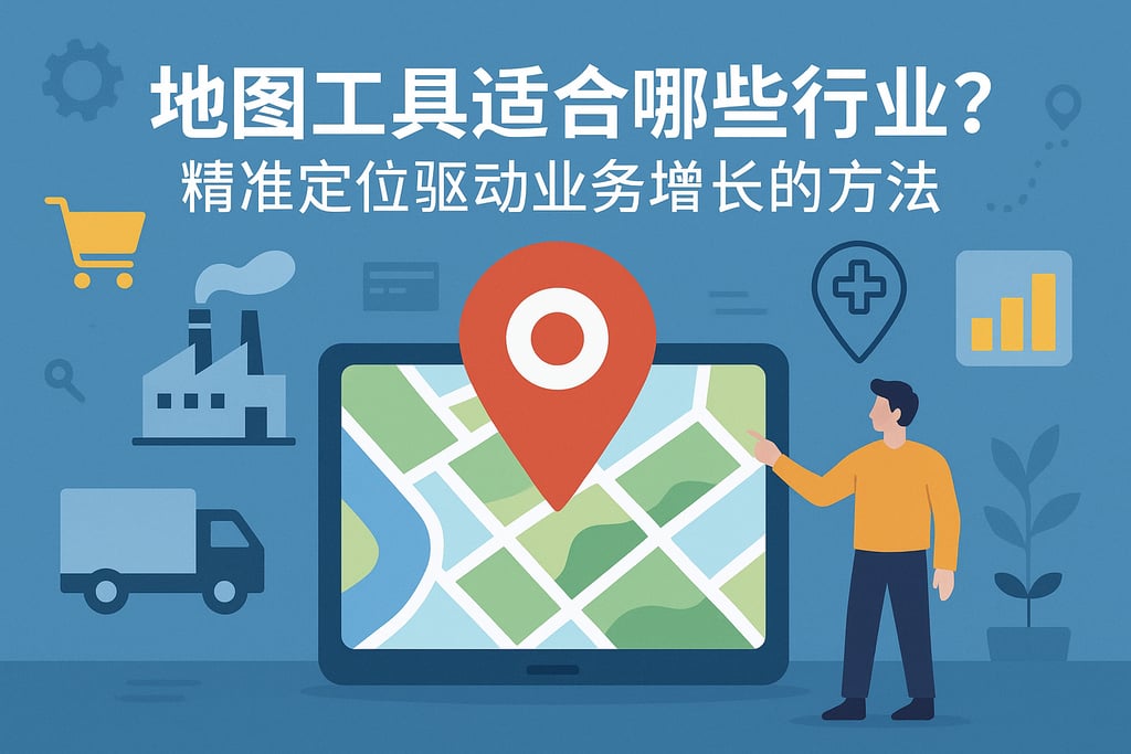 地图工具适合哪些行业？精准定位驱动业务增长的方法