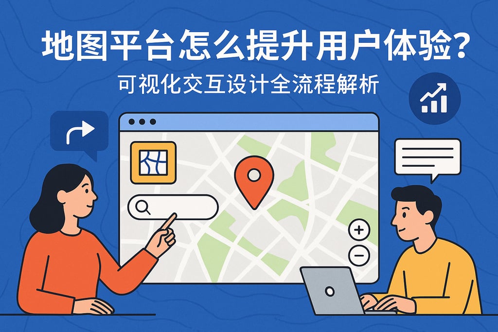 地图平台怎么提升用户体验？可视化交互设计全流程解析