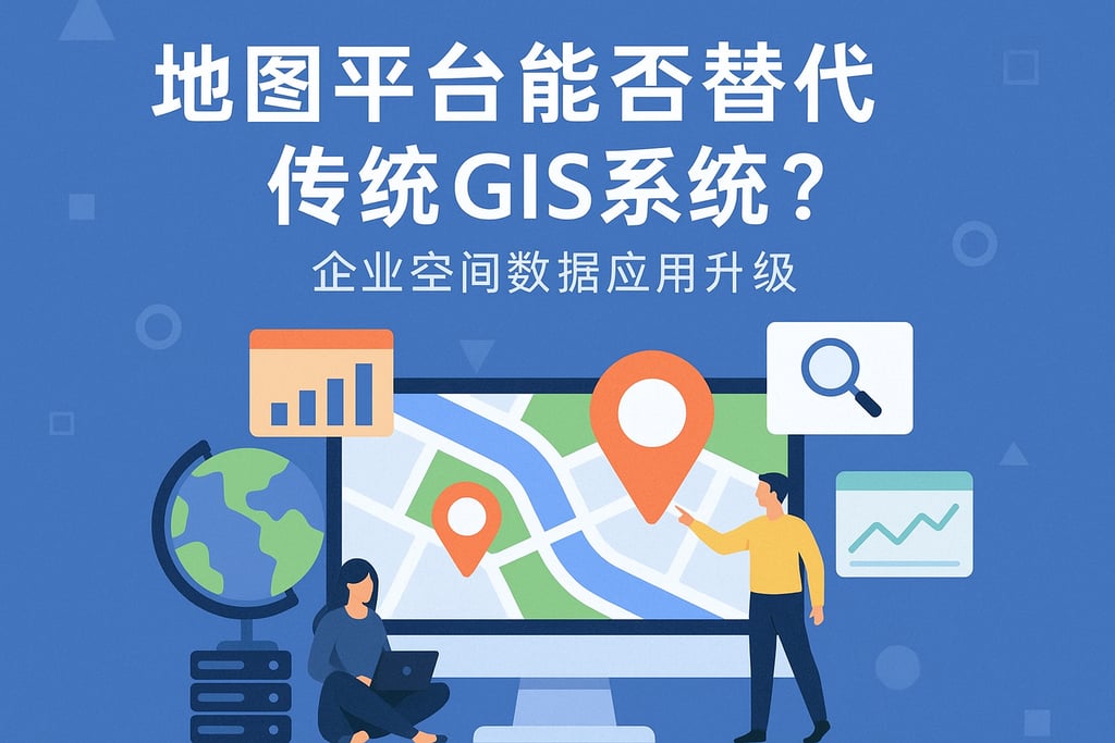 地图平台能否替代传统GIS系统？企业空间数据应用升级