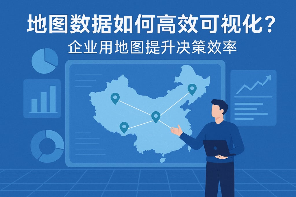 地图数据如何高效可视化？企业用地图提升决策效率