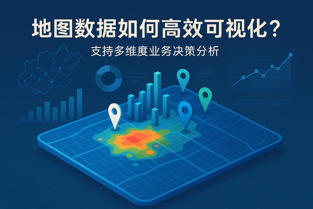 地图数据如何高效可视化？支持多维度业务决策分析