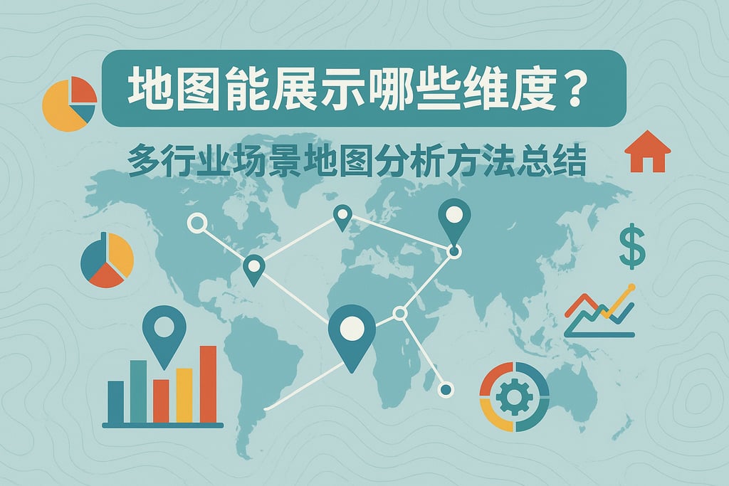地图能展示哪些维度？多行业场景地图分析方法总结