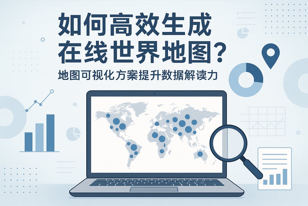 如何高效生成在线世界地图？地图可视化方案提升数据解读力