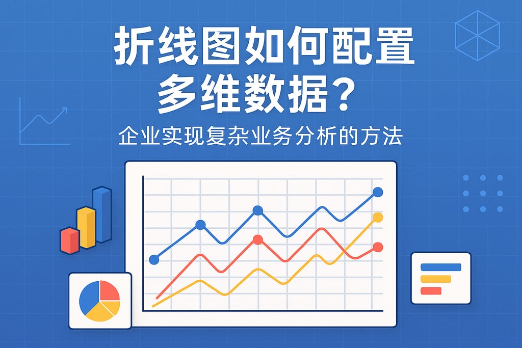 折线图如何配置多维数据？企业实现复杂业务分析的方法