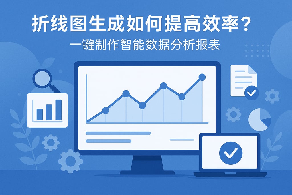 折线图生成如何提高效率？一键制作智能数据分析报表
