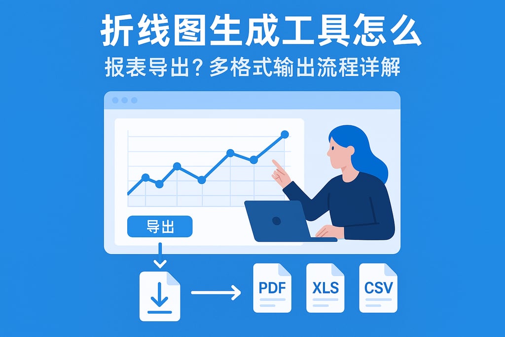 折线图生成工具怎么办报表导出？多格式输出流程详解