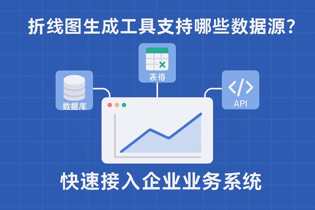 折线图生成工具支持哪些数据源？快速接入企业业务系统