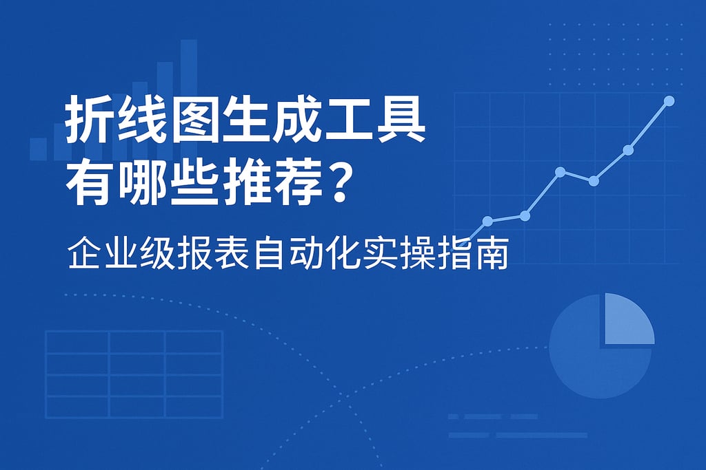 折线图生成工具有哪些推荐？企业级报表自动化实操指南