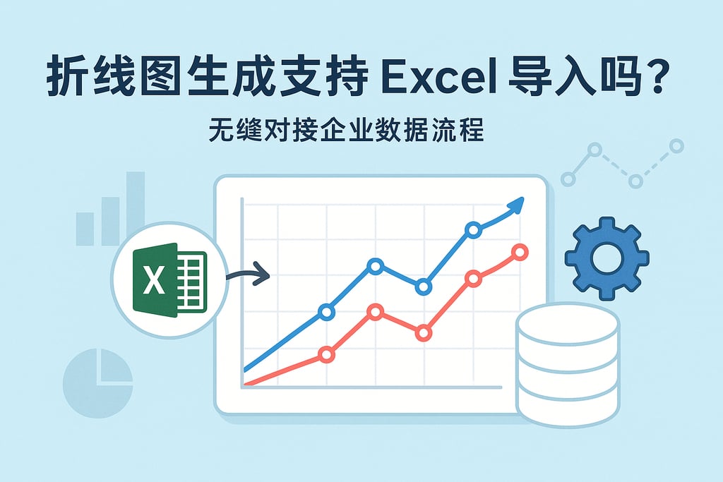 折线图生成支持Excel导入吗？无缝对接企业数据流程