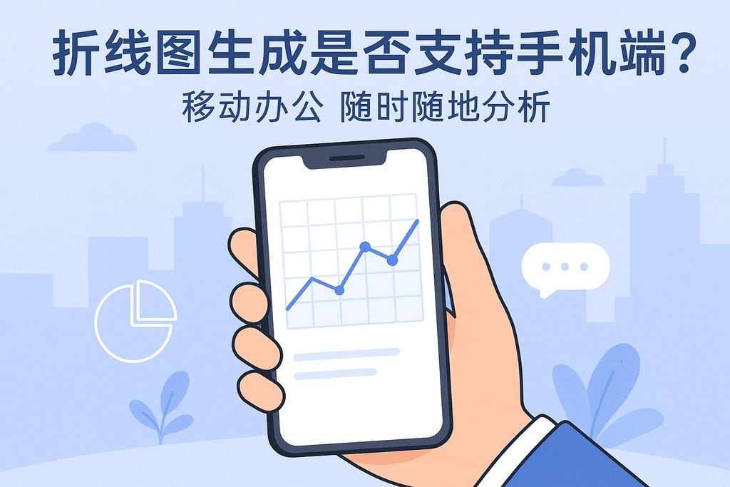 折线图生成是否支持手机端？移动办公随时随地分析