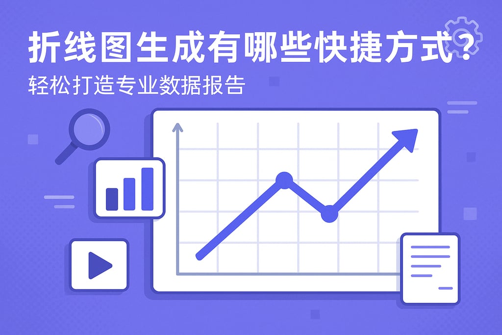 折线图生成有哪些快捷方式？轻松打造专业数据报告
