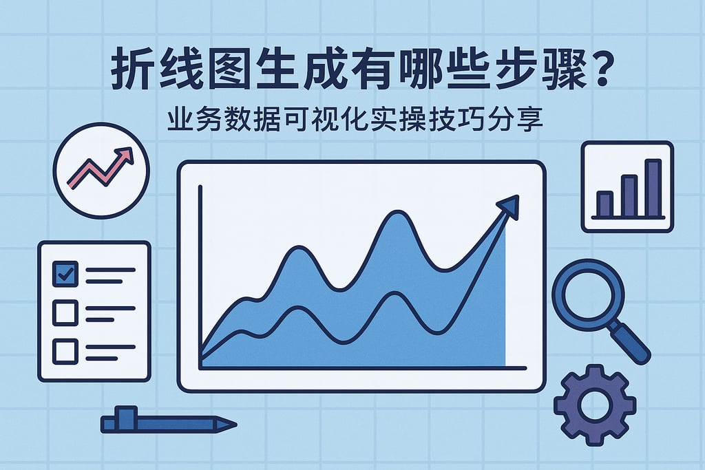 折线图生成有哪些步骤？业务数据可视化实操技巧分享