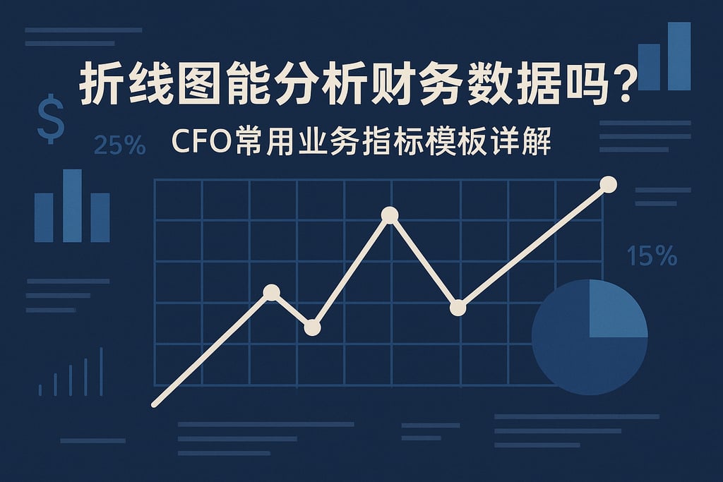 折线图能分析财务数据吗？CFO常用业务指标模板详解