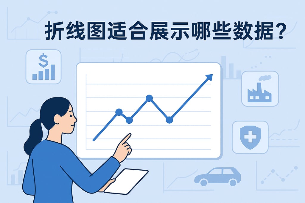 折线图适合展示哪些数据？行业应用场景全覆盖