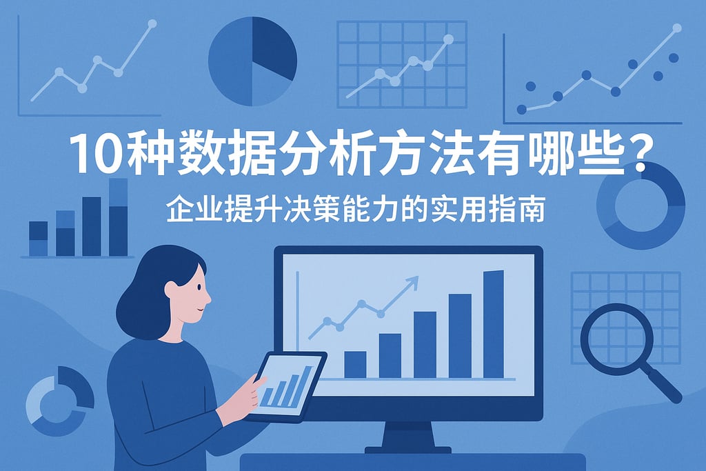 10种数据分析方法有哪些？企业提升决策能力的实用指南