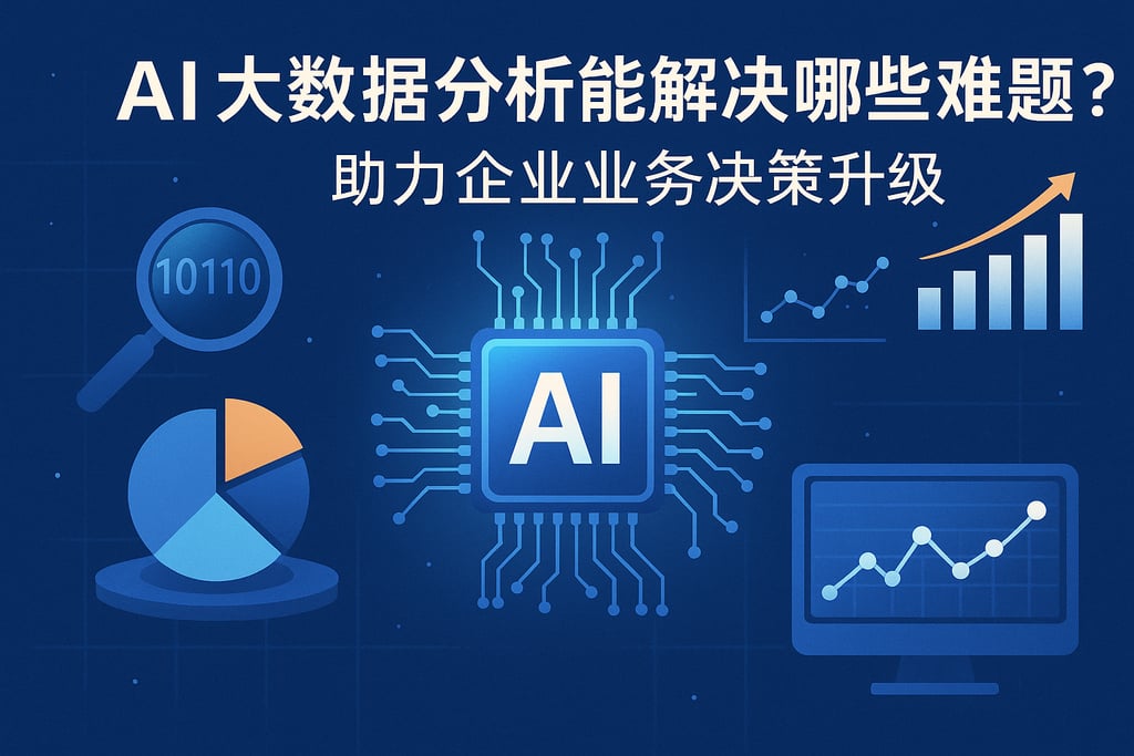 AI大数据分析能解决哪些难题？助力企业业务决策升级