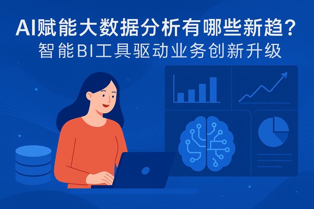 AI赋能大数据分析有哪些新趋势？智能BI工具驱动业务创新升级