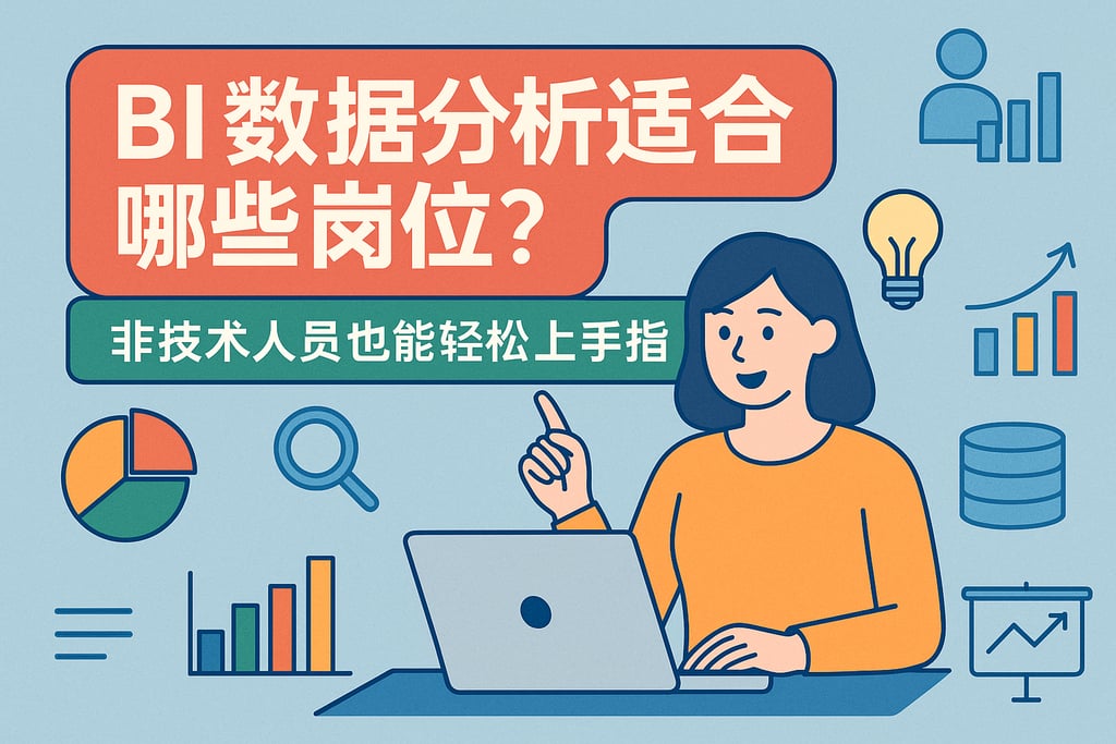 BI数据分析适合哪些岗位？非技术人员也能轻松上手指南