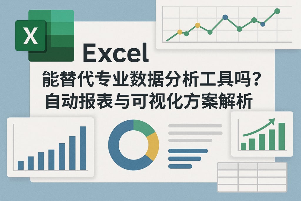Excel能替代专业数据分析工具吗？自动报表与可视化方案解析