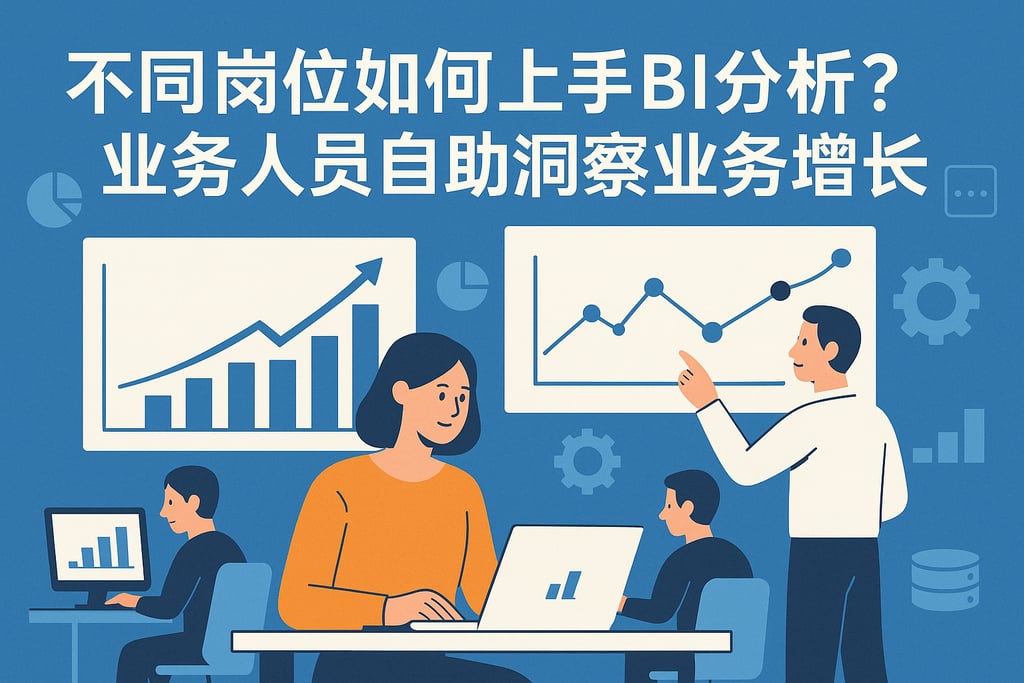 不同岗位如何上手BI分析？业务人员自助洞察业务增长