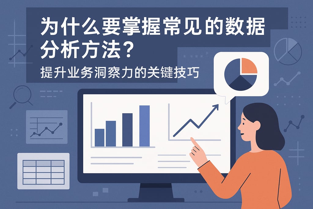 为什么要掌握常见的数据分析方法？提升业务洞察力的关键技巧