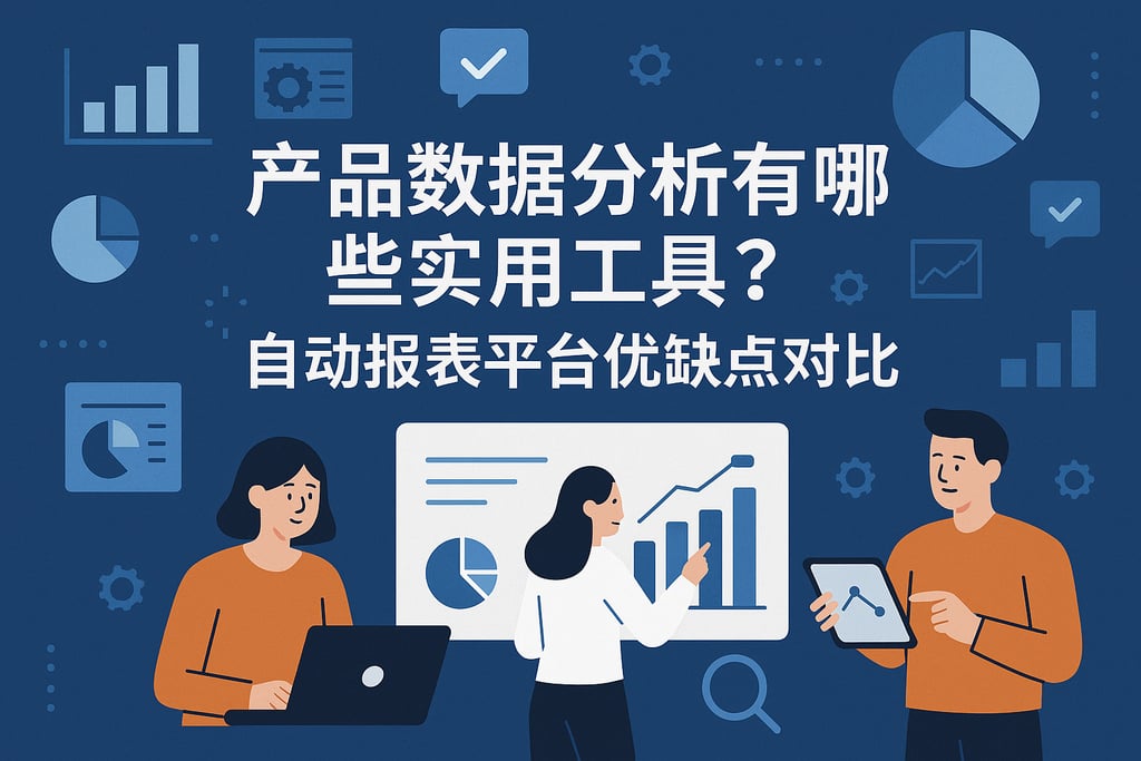 产品数据分析有哪些实用工具？自动报表平台优缺点对比
