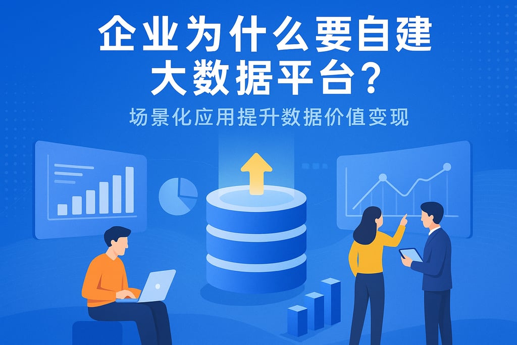 企业为什么要自建大数据平台？场景化应用提升数据价值变现