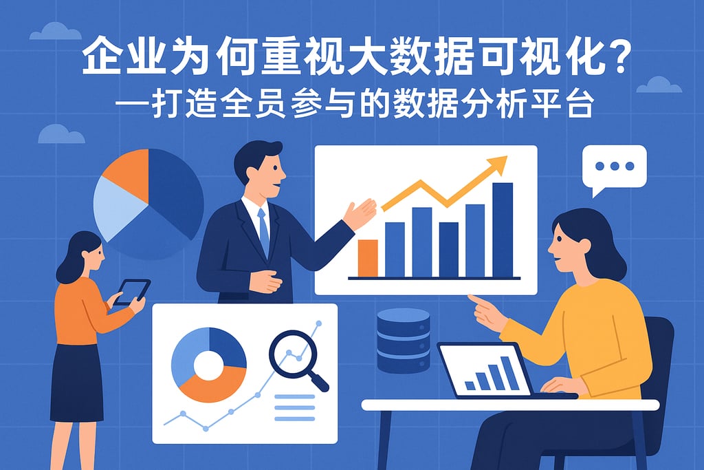 企业为何重视大数据可视化？打造全员参与的数据分析平台