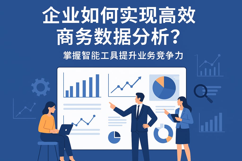 企业如何实现高效商务数据分析？掌握智能工具提升业务竞争力