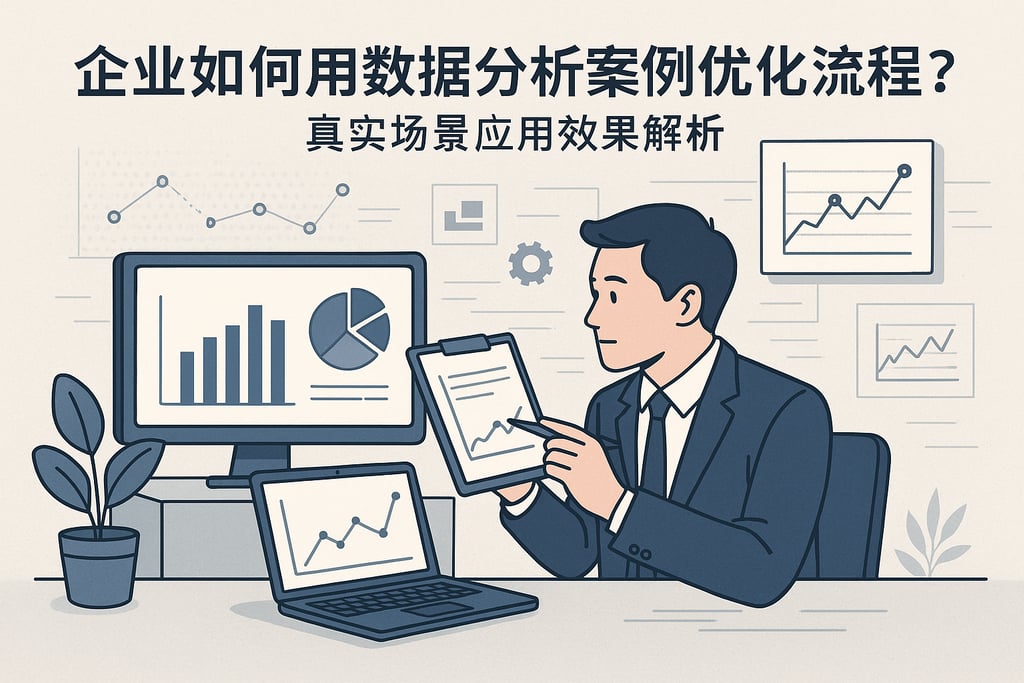 企业如何用数据分析案例优化流程？真实场景应用效果解析