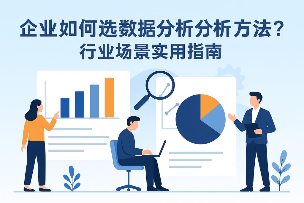 企业如何选择数据分析方法？行业场景实用指南推荐