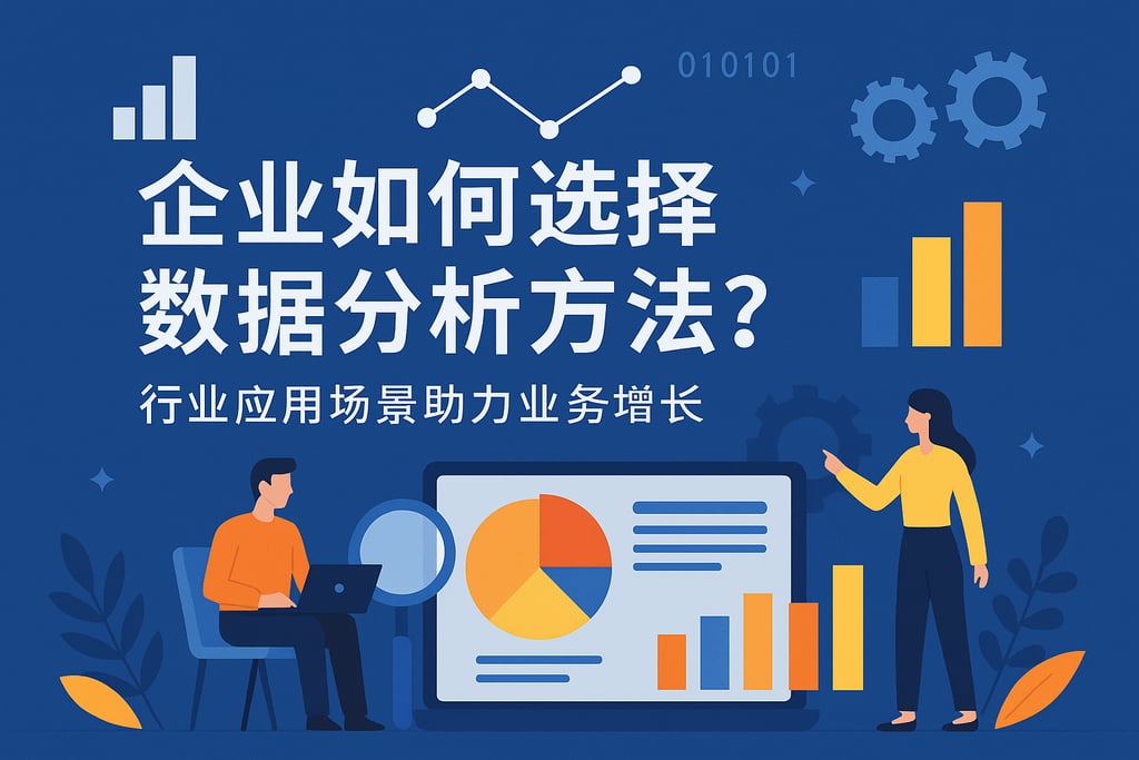 企业如何选择数据分析方法？行业应用场景助力业务增长