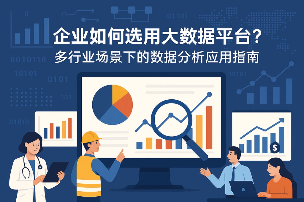 企业如何选用大数据平台？多行业场景下的数据分析应用指南