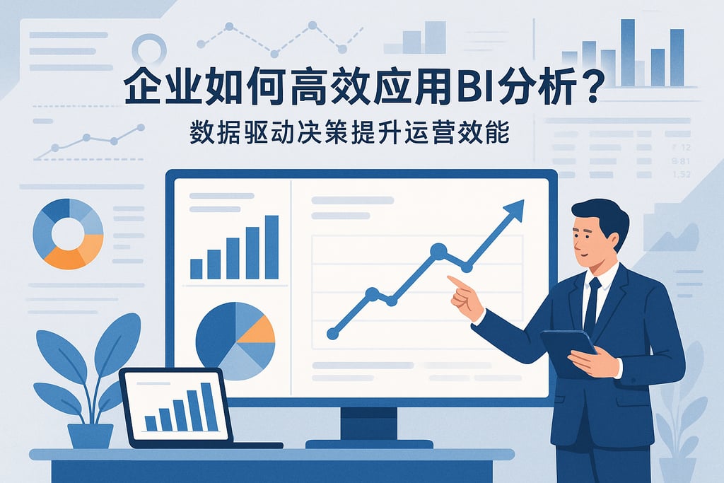 企业如何高效应用BI分析？数据驱动决策提升运营效能
