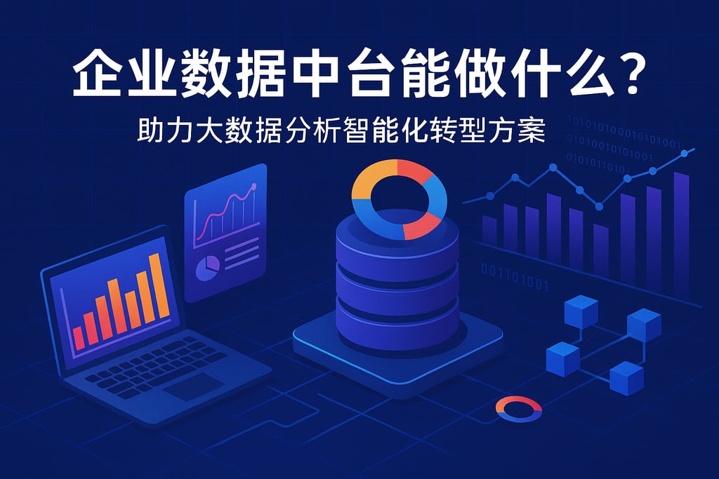 企业数据中台能做什么？助力大数据分析智能化转型方案