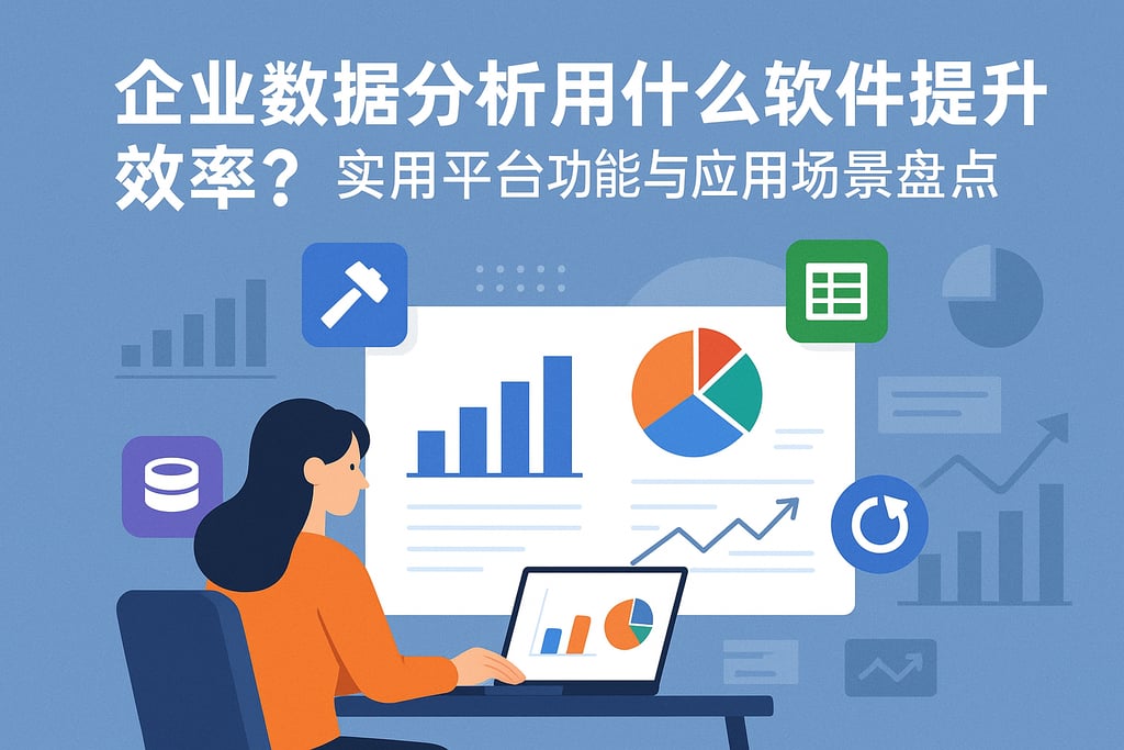 企业数据分析用什么软件提升效率？实用平台功能与应用场景盘点