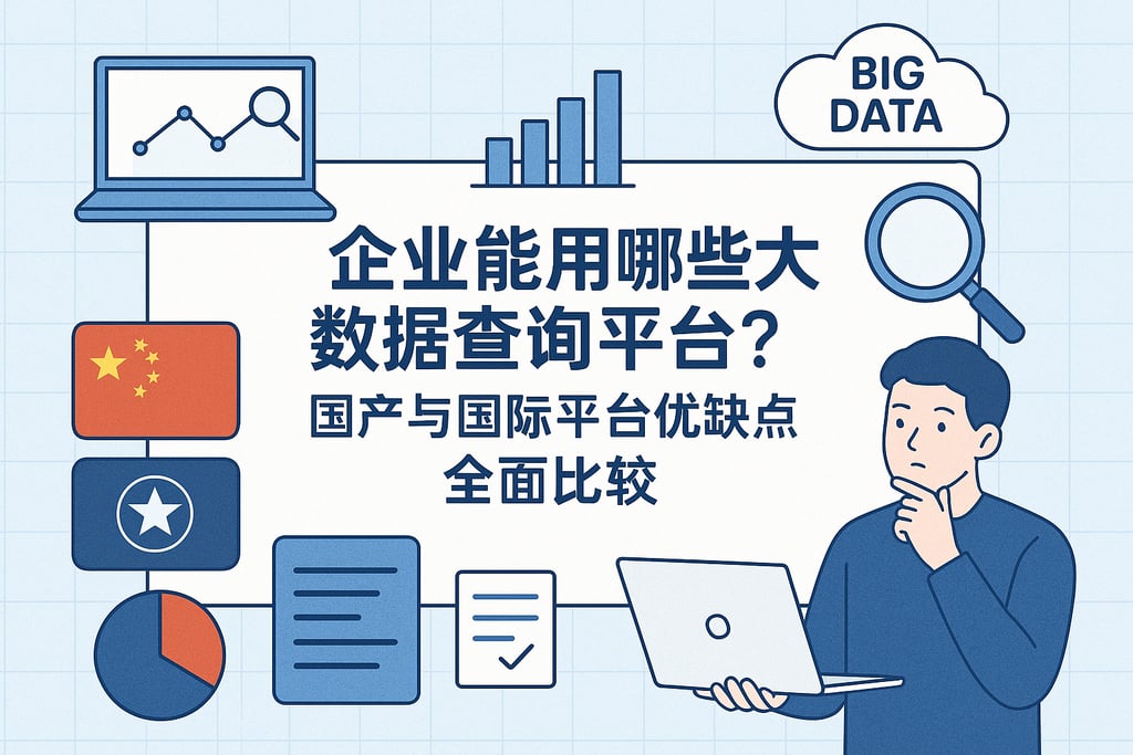 企业能用哪些大数据查询平台？国产与国际平台优缺点全面比较