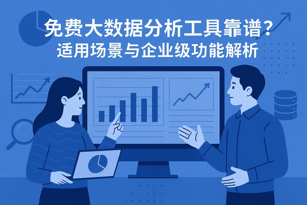 免费大数据分析工具靠谱吗？适用场景与企业级功能解析