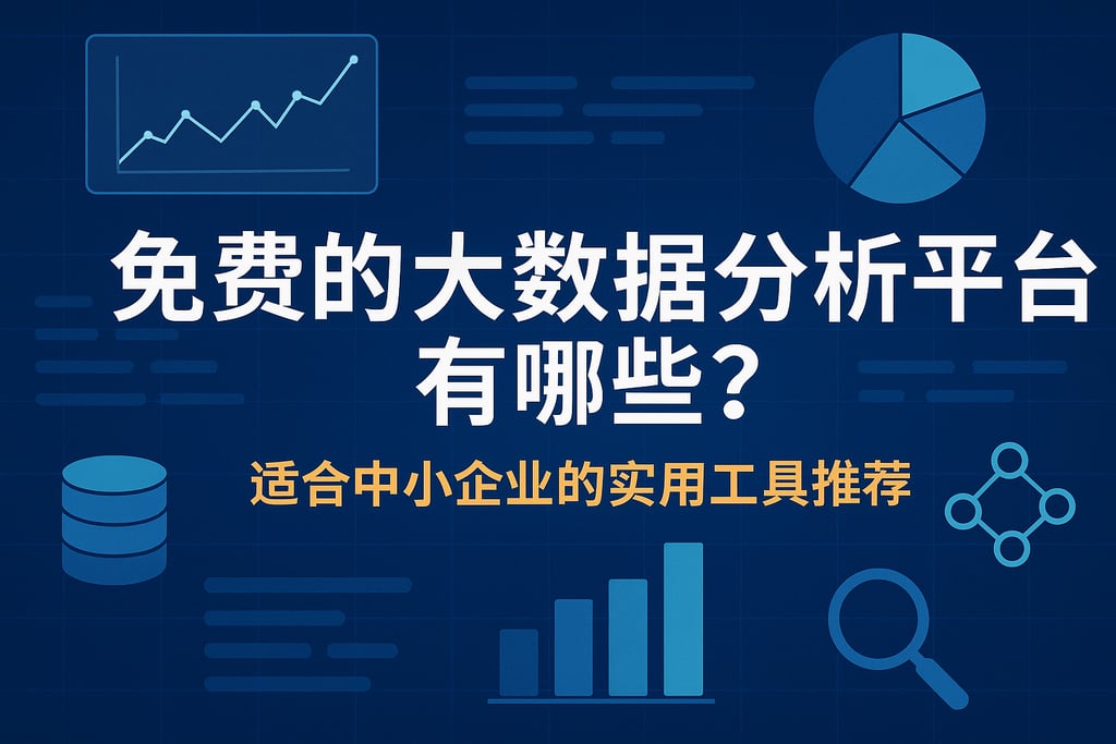免费的大数据分析平台有哪些？适合中小企业的实用工具推荐