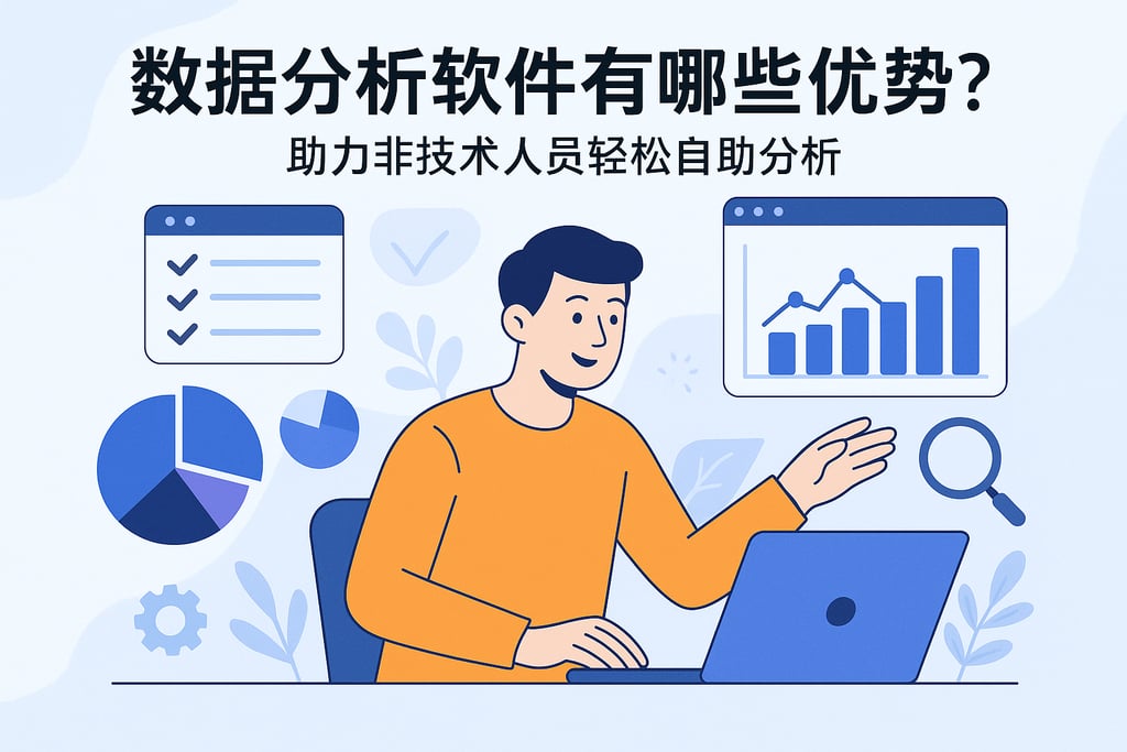 分析数据的软件有哪些优势？助力非技术人员轻松自助分析