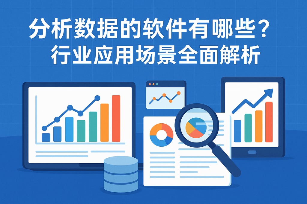 分析数据的软件有哪些？行业应用场景全面解析方案