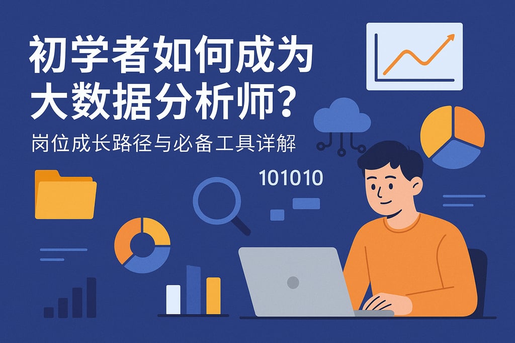 初学者如何成为大数据分析师？岗位成长路径与必备工具详解