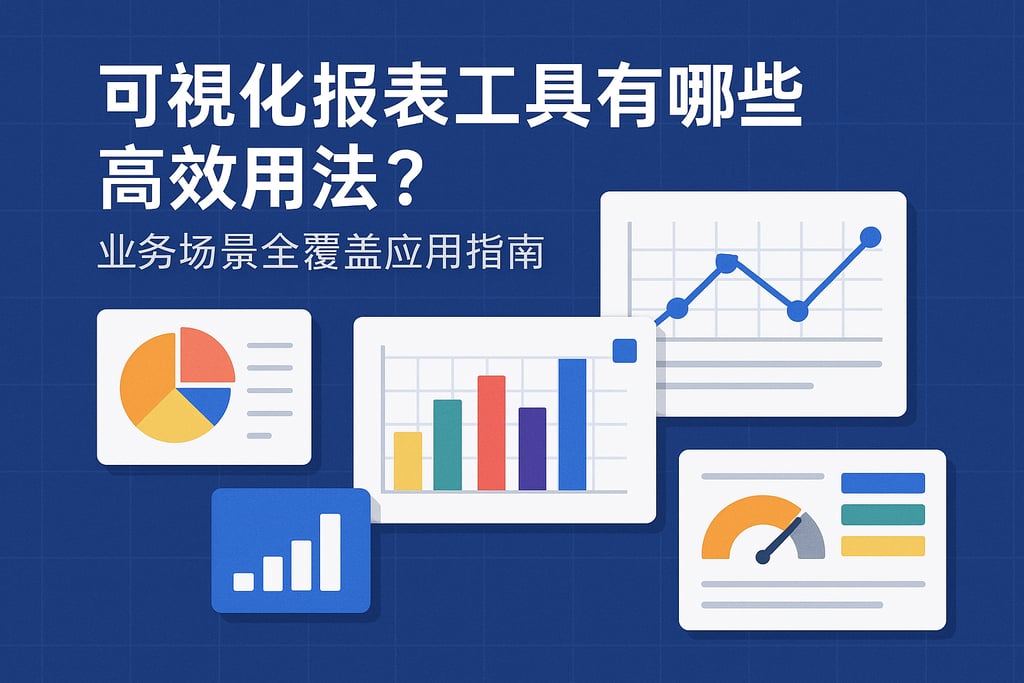 可视化报表工具有哪些高效用法？业务场景全覆盖应用指南