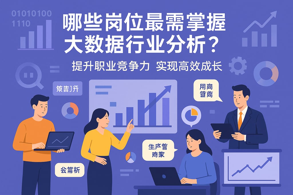 哪些岗位最需掌握大数据行业分析？提升职业竞争力实现高效成长