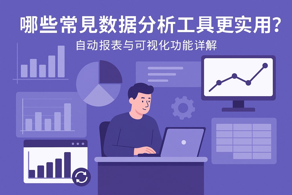 哪些常见数据分析工具更实用？自动报表与可视化功能详解