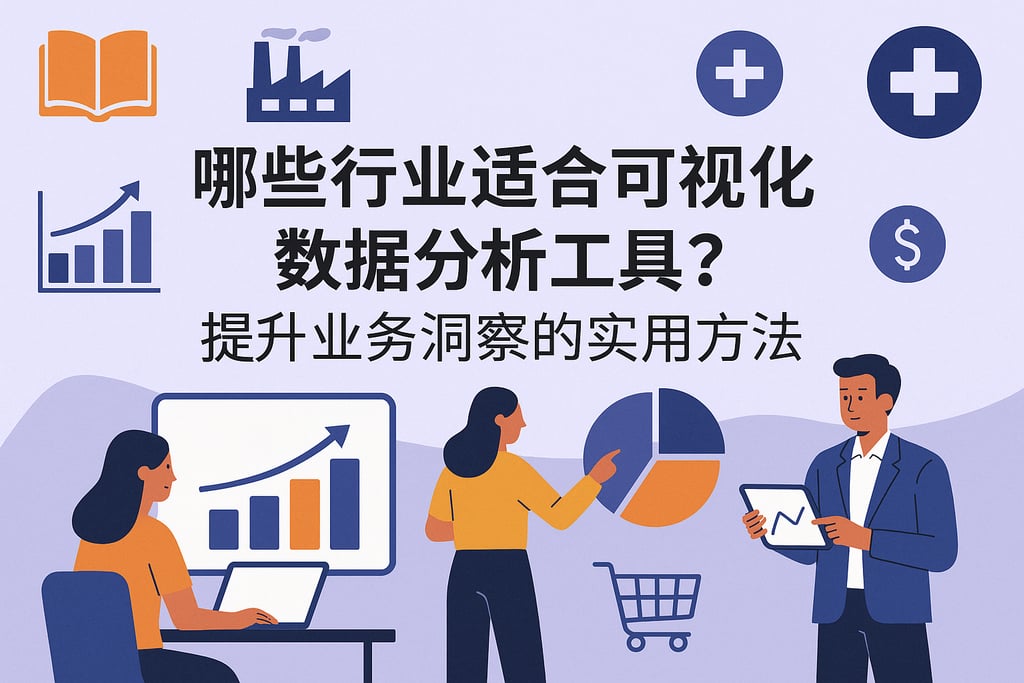 哪些行业适合可视化数据分析工具？提升业务洞察的实用方法